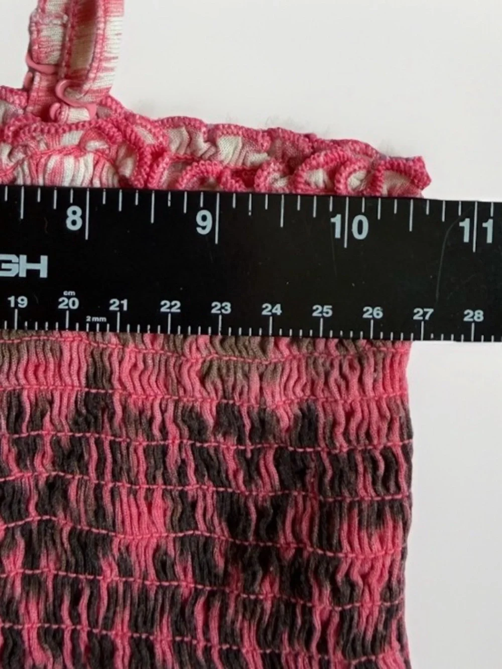 Mudd Vintage Y2K Smocked Mini Cami Spaghetti Strap Sundress Boho Festival Medium